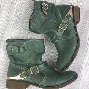 Green booties